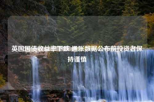 英国国债收益率下跌 通胀数据公布前投资者保持谨慎