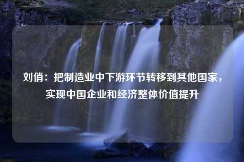 刘俏：把制造业中下游环节转移到其他国家，实现中国企业和经济整体价值提升